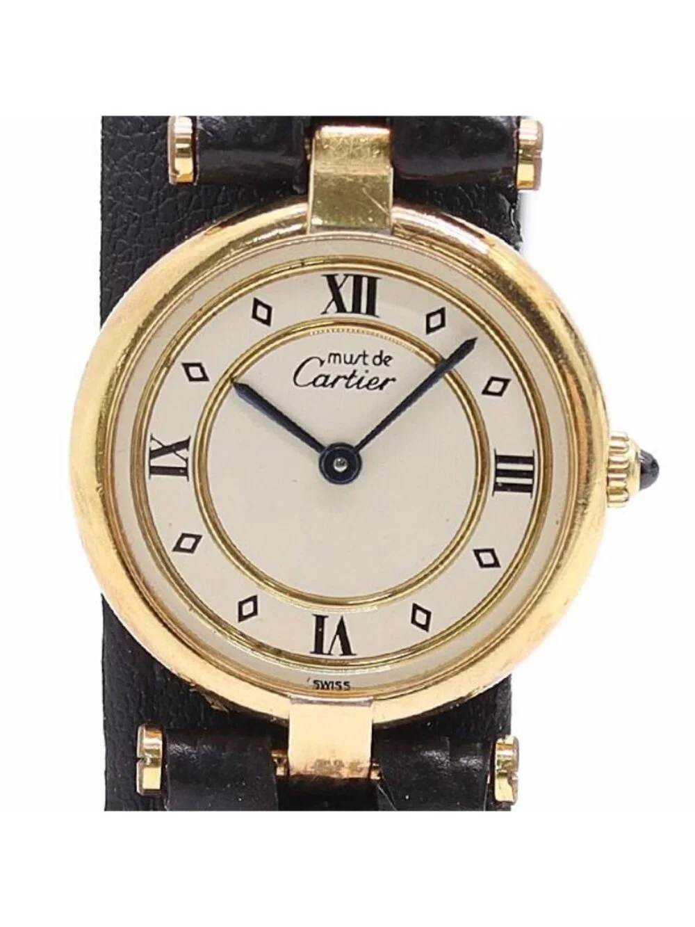Cartier Vermeil Ivory Dial Watch